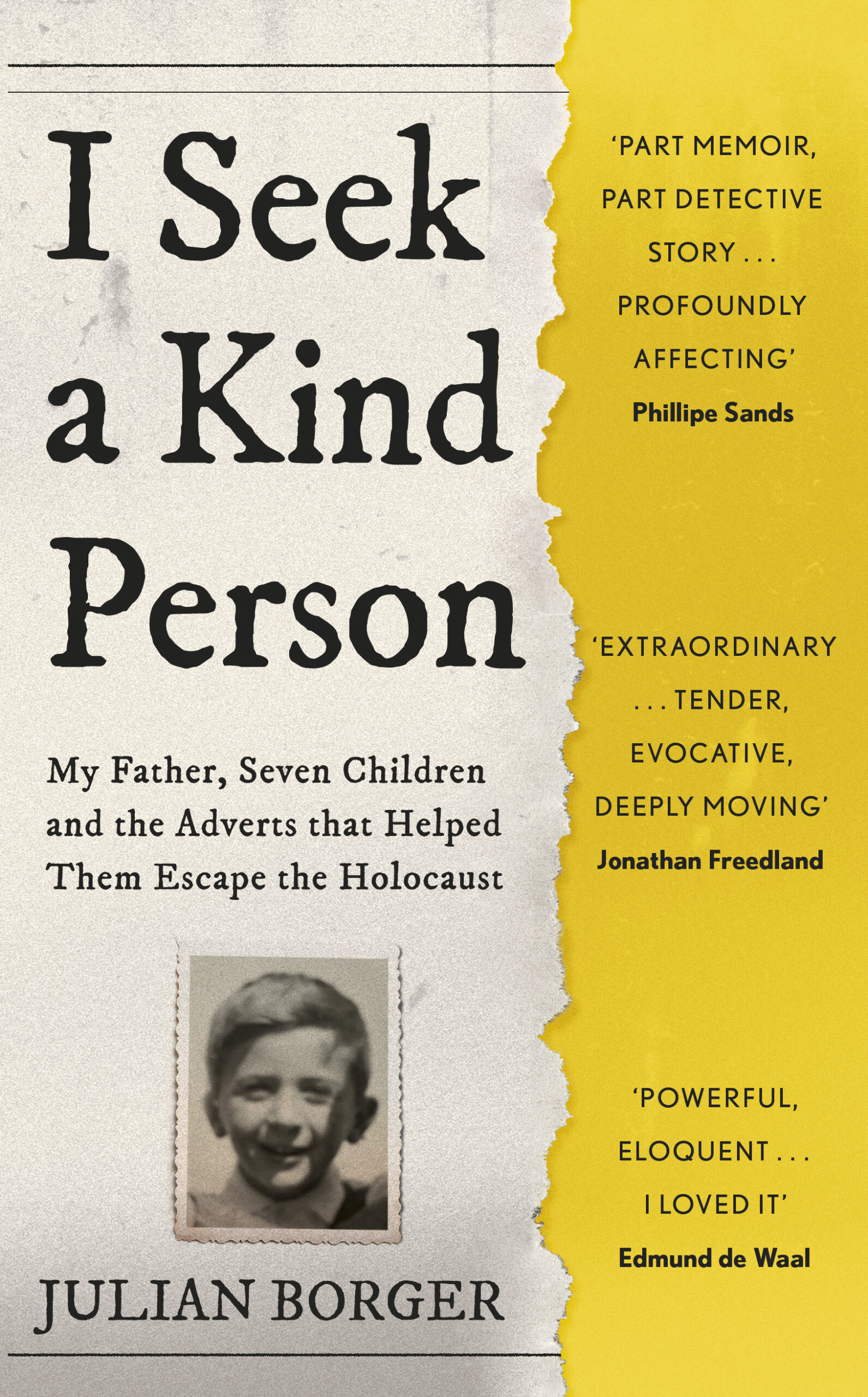 I Seek a Kind Person by Julian Borger book cover
