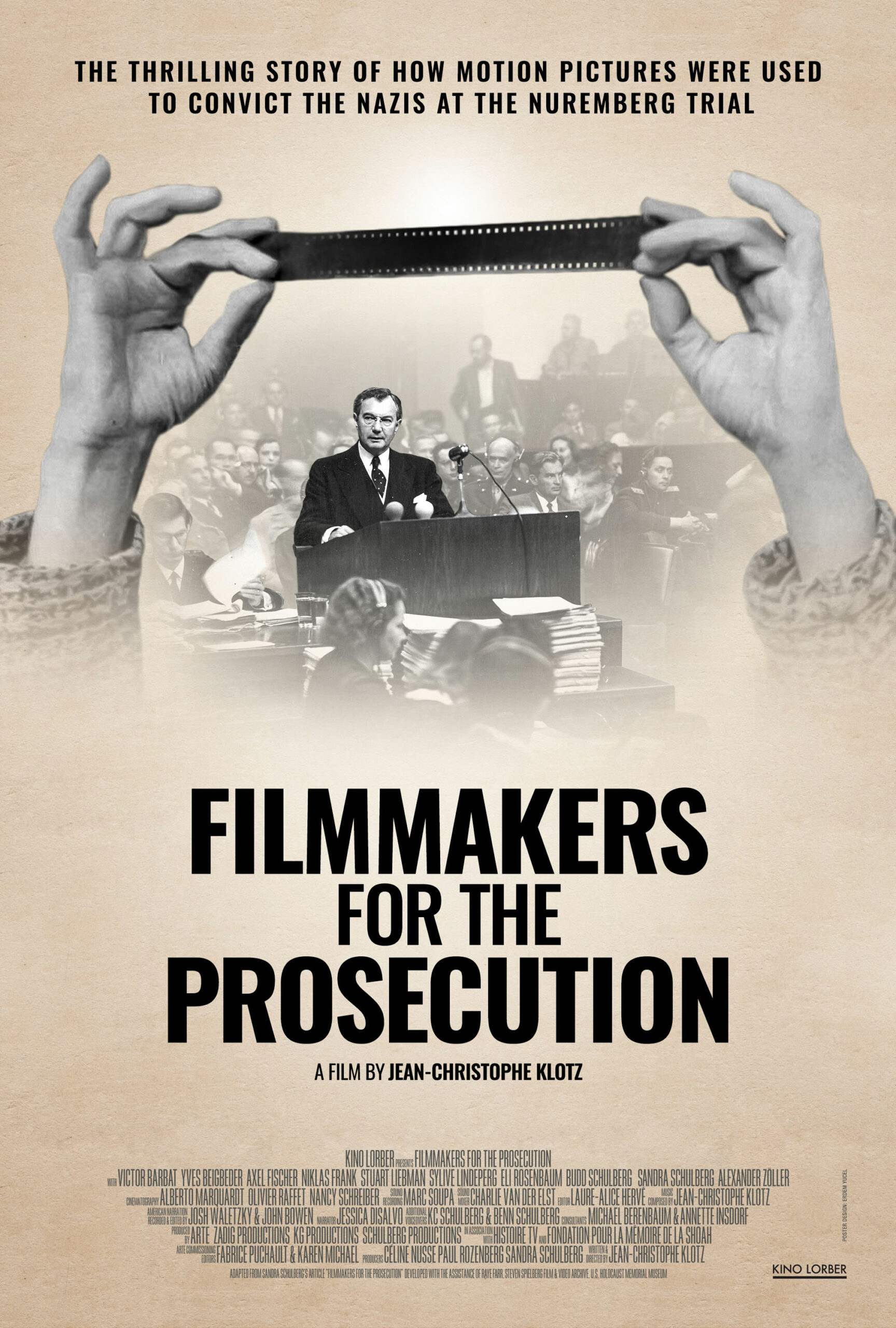The official poster for the 2023 film, Filmmakers for the Prosecution